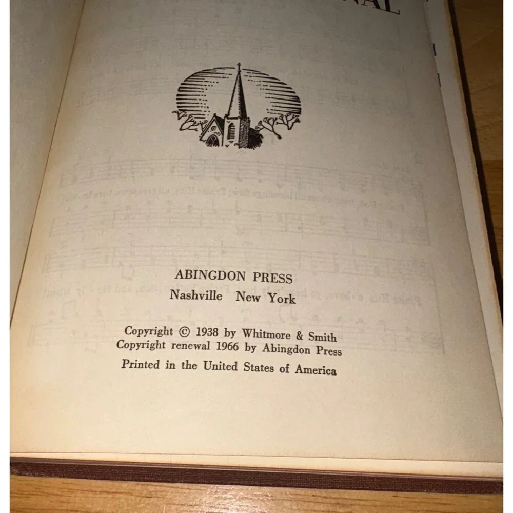 Vintage Cokesbury Worship Hymnal Hardcover Book Christian Songs Religious 1966 - Picture 9 of 15